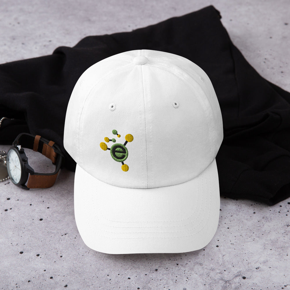 E-Town White Dad hat