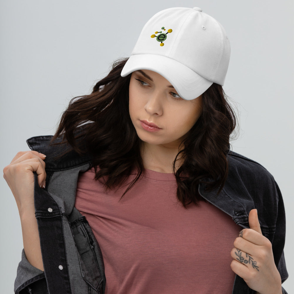 E-Town White Dad hat