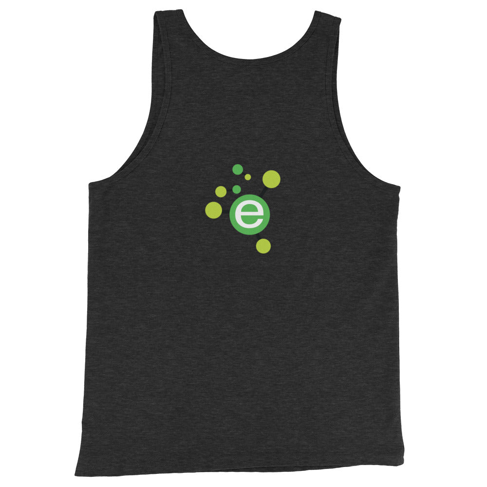 E-Town Logo (black) Unisex Tank Top