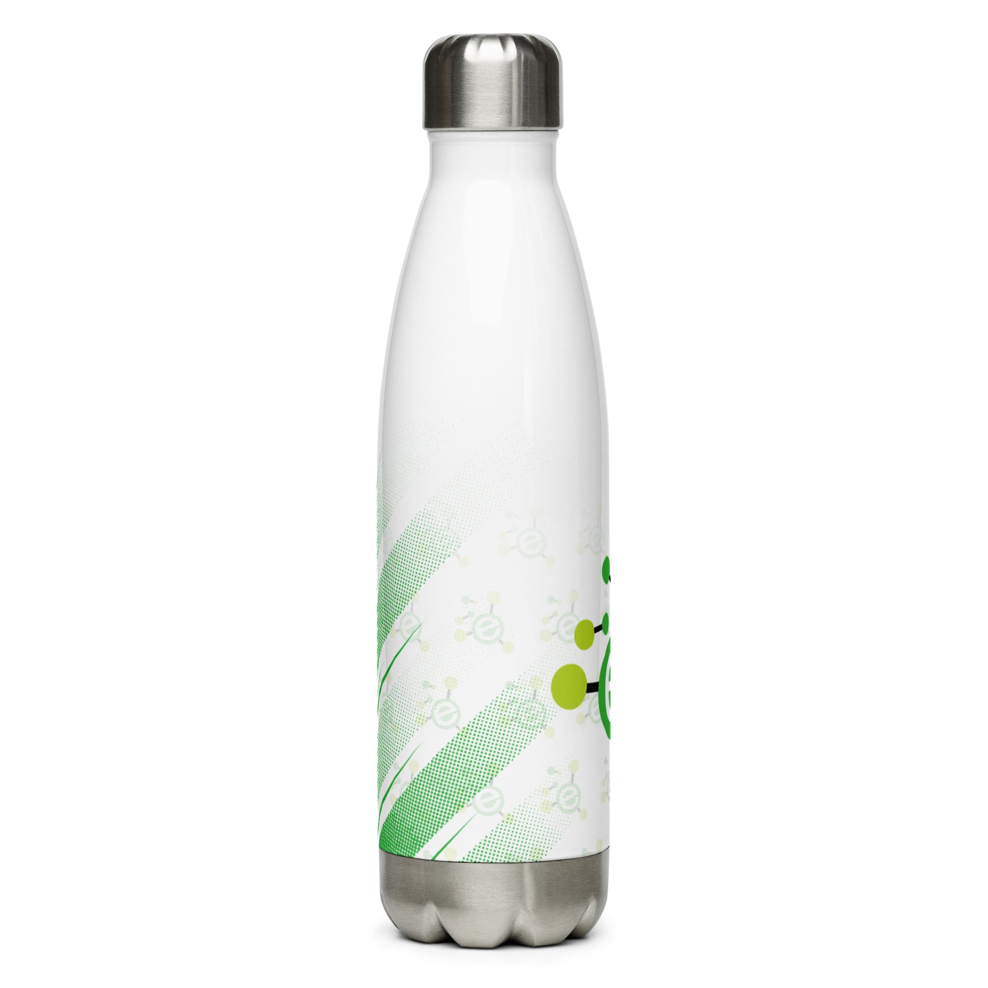 E-Town logo Stainless Steel Water Bottle