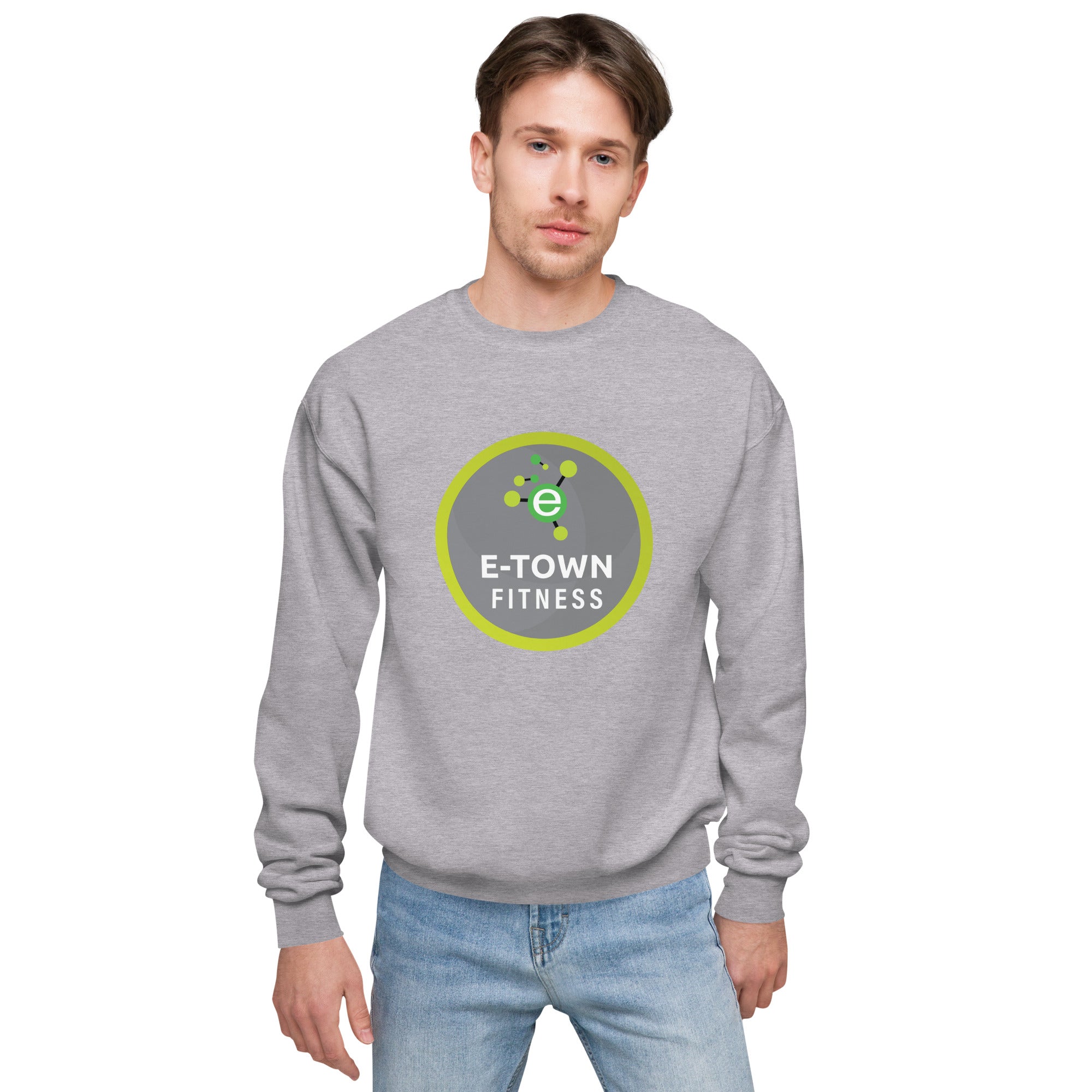 E-Town logo Unisex fleece sweatshirt