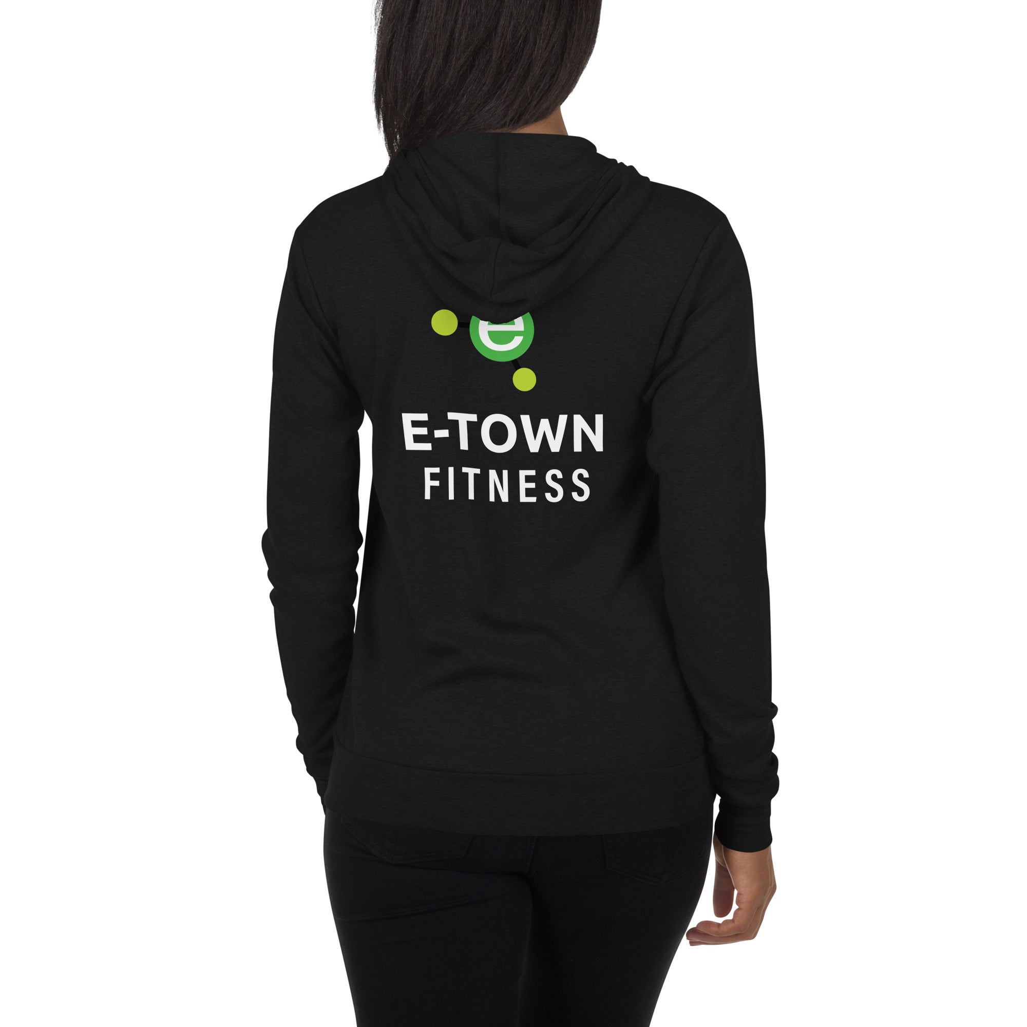 E-Town Unisex zip hoodie