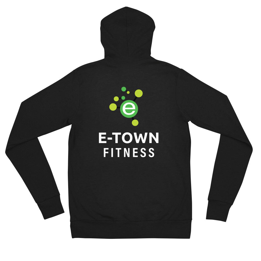 E-Town Unisex zip hoodie