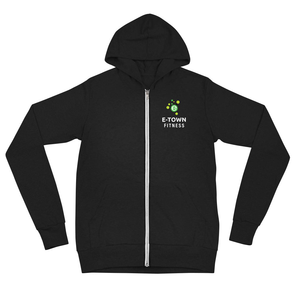 E-Town Unisex zip hoodie