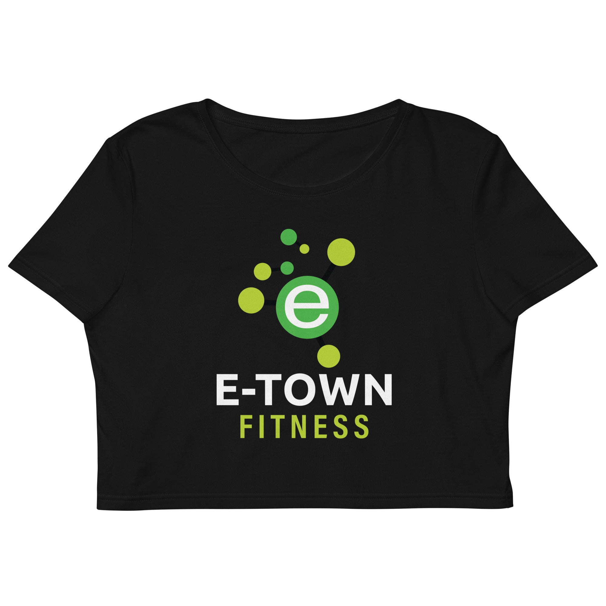 E-Town (dark) Organic Crop Top