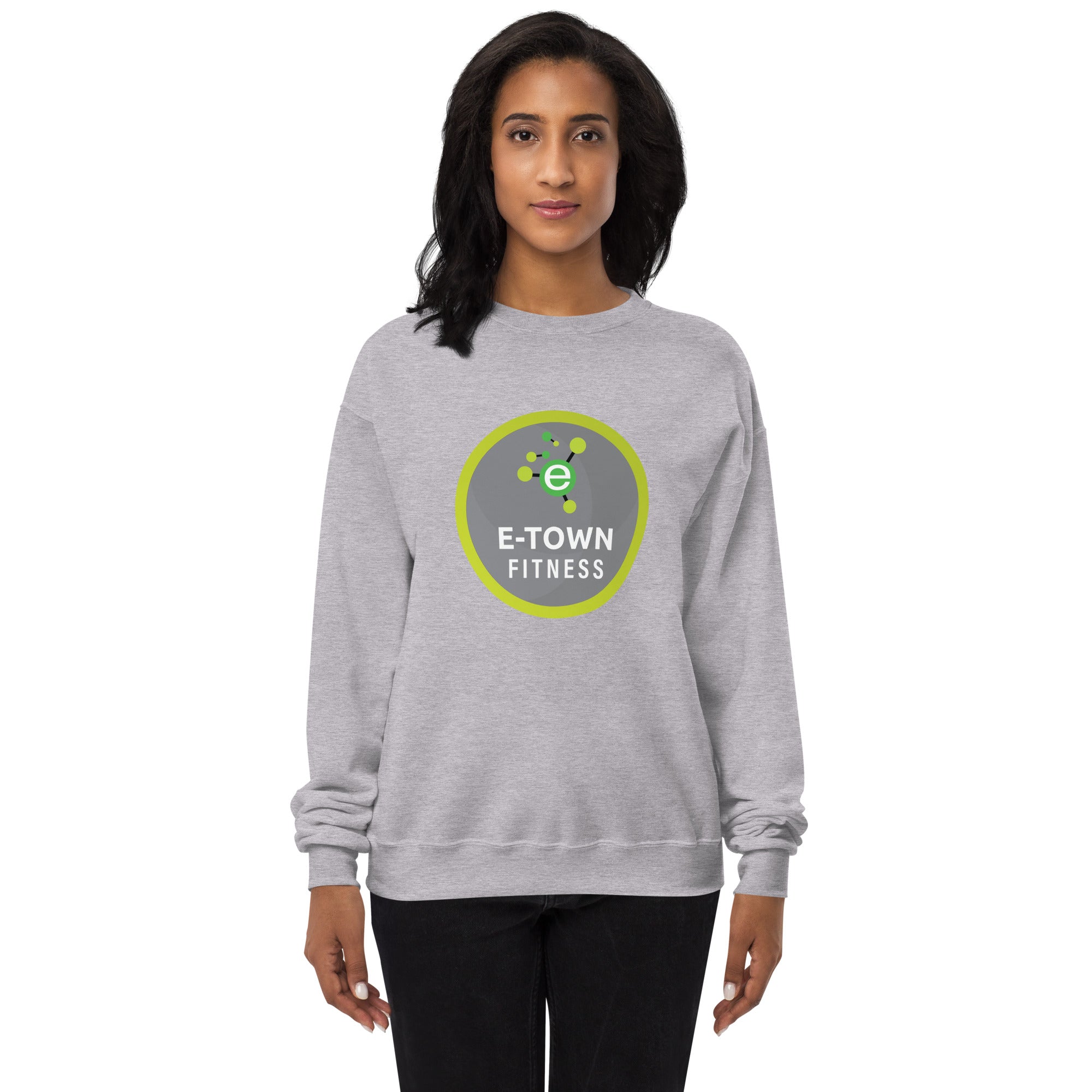 E-Town logo Unisex fleece sweatshirt